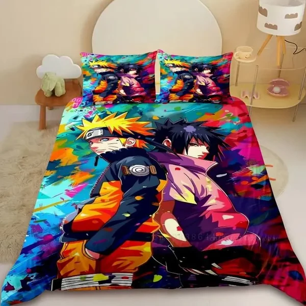 Certified Anime Naruto amp Sasuke Bedding Set Effective