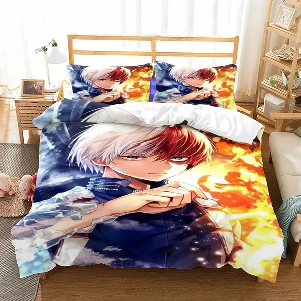 Enhanced Anime My Hero Academia Shoto Todoroki Doona Cover Premium Material