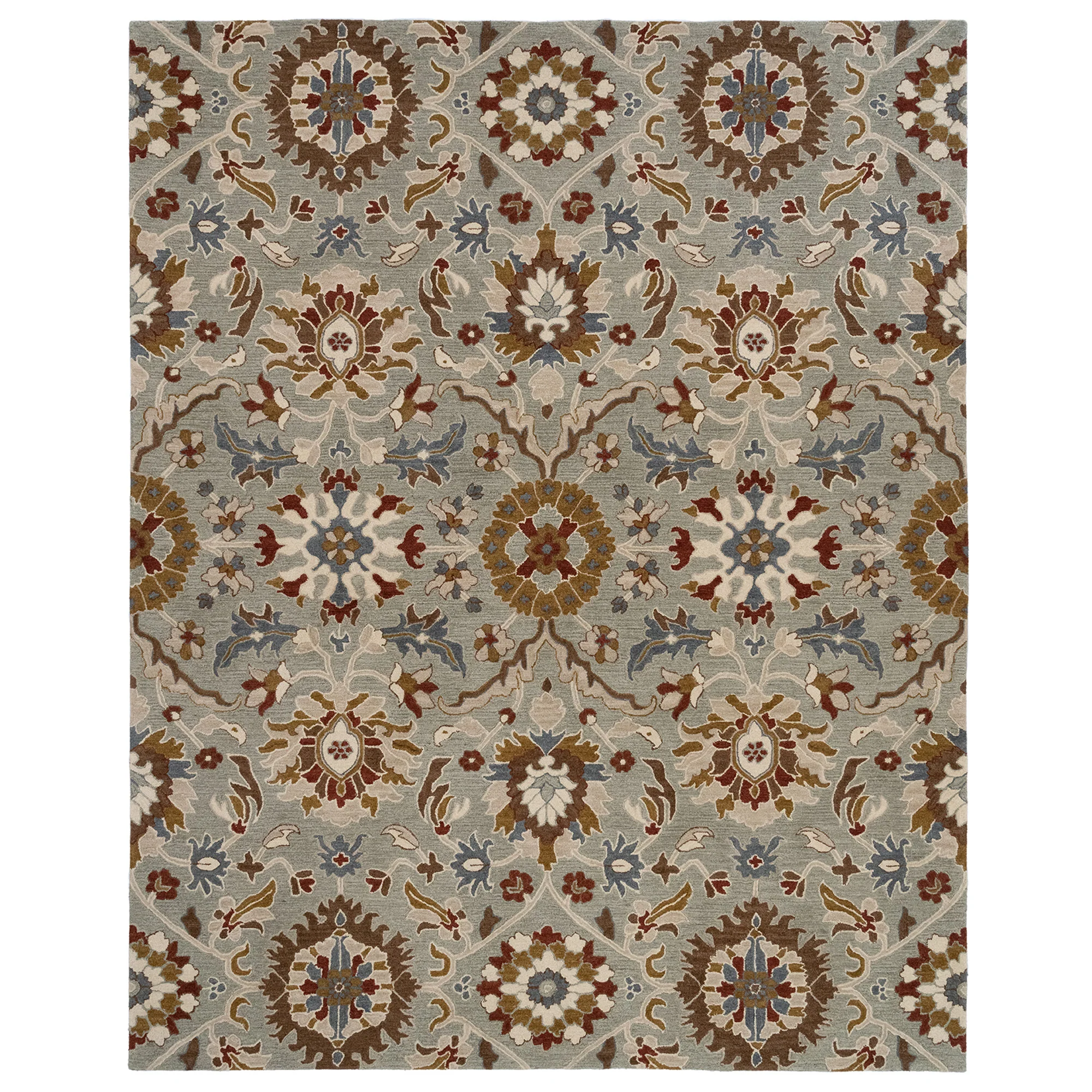 Solid Azari Rug – Keshan Pewter Fine