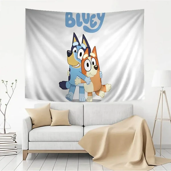 Reliable Bluey Cartoon Tapestry Healthy