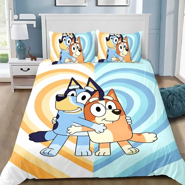 Quality Bluey amp Bingo Duvet Cover High-Quality