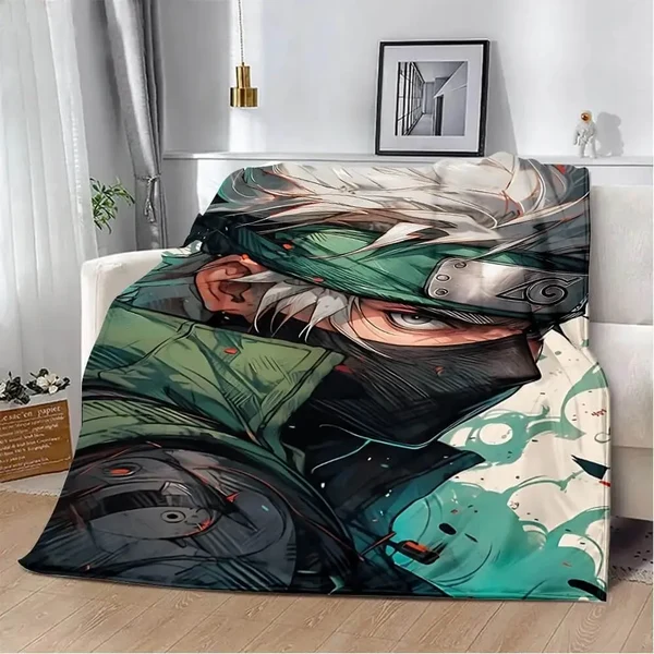 Superior Anime Naruto Kakashi Hatake Throw Blanket Minimalist
