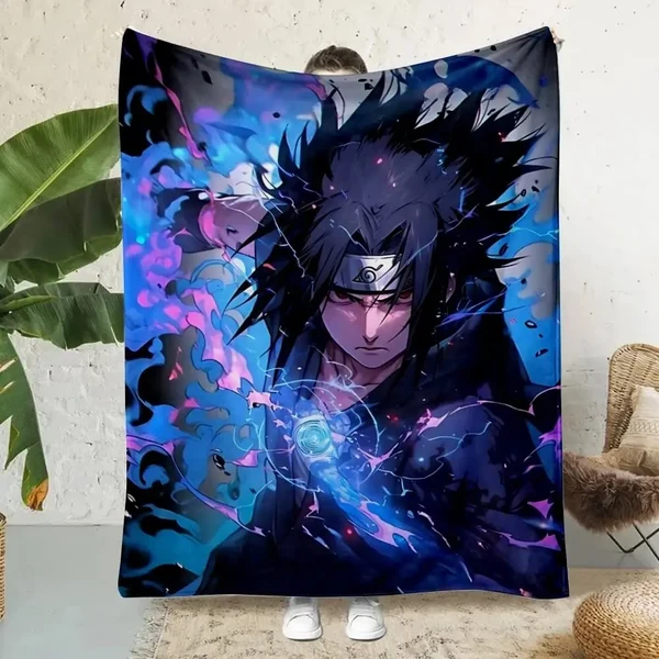 Trusted Sasuke Uchiha Throw Blanket Modern
