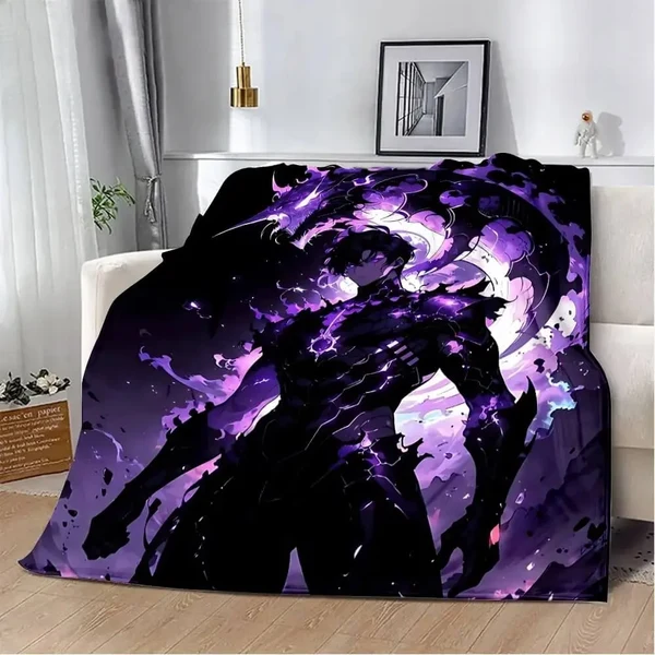 Original Design Anime Sung Jin-Woo Throw Blanket Specialty
