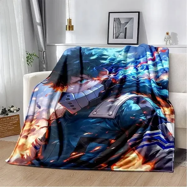 Exclusive Izuku Midoriya Throw Blanket Crafted