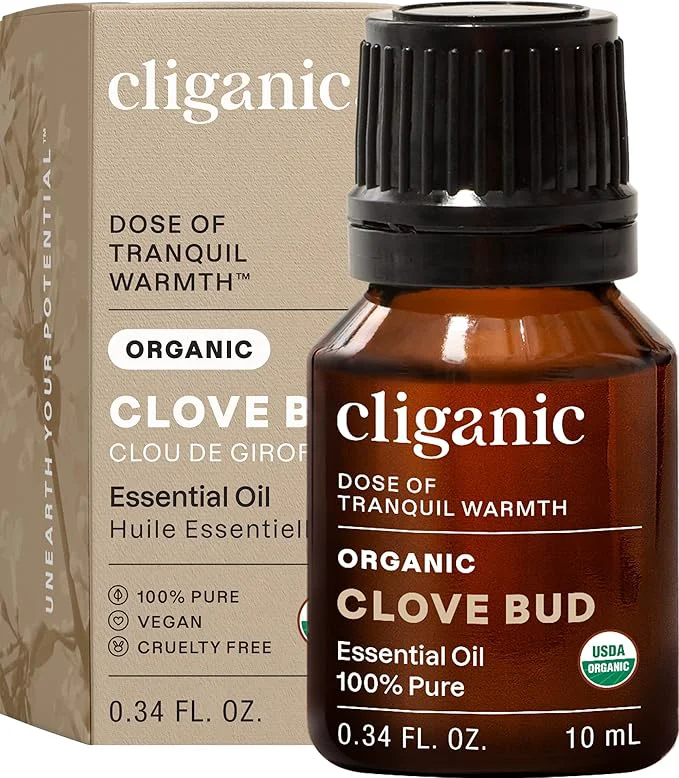 Soft Cliganic Organic Clove Bud Essential Oil Pure Natural Unique