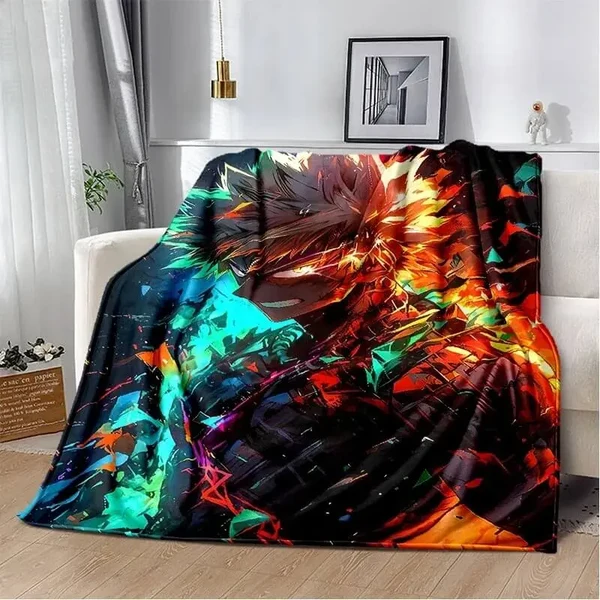Top-Quality Anime My Hero Academia Katsuki Bakugo Throw Blanket Exclusive