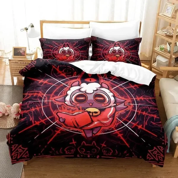 Soft Game Cult Of The Lamb Duvet Cover Excellent