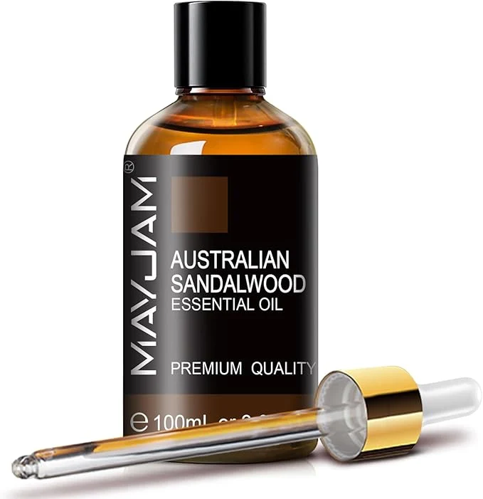 Certified MAYJAM Australian Sandalwood Essential Oils 3.38 FL.OZ Pure Australian Superior