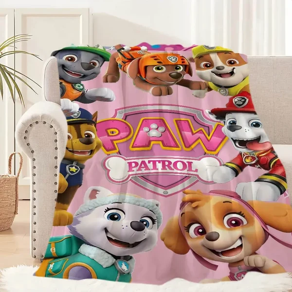 Selected Paw Patrol Throw Blanket Versatile