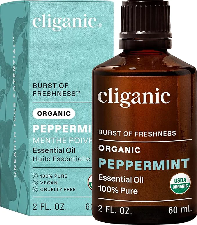 Recyclable Cliganic Organic Peppermint Essential Oil Stylish