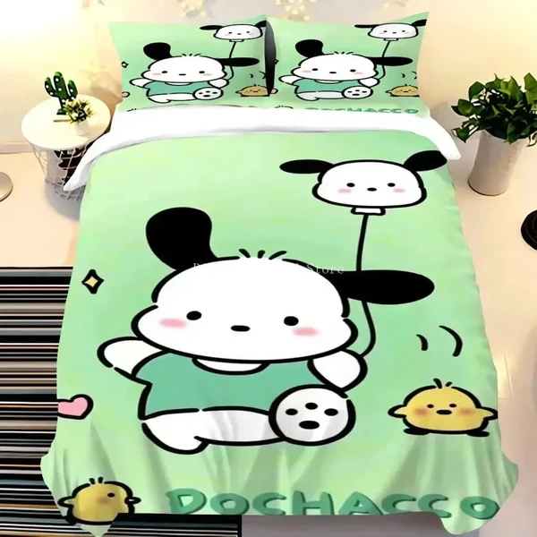 Smooth Pochacco Sanrio Cartoon Doona Cover Traditional