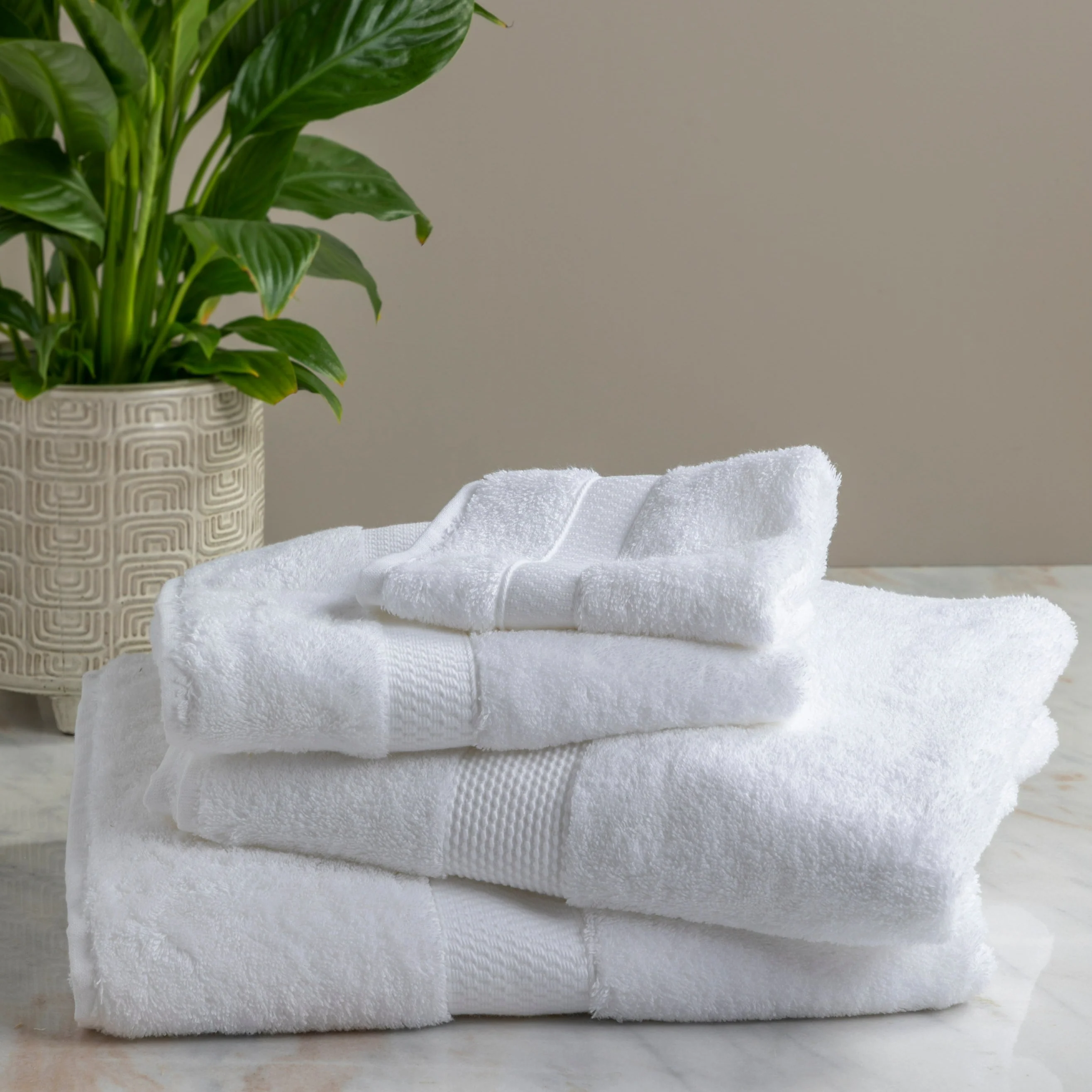 Crafted City Bath Towel White Secure