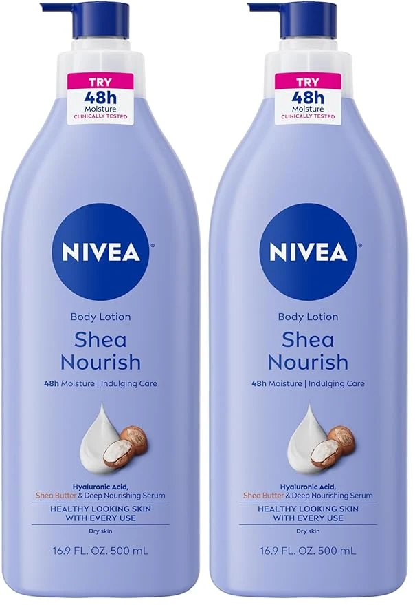 Green NIVEA Shea Nourish Body Lotion for Dry Skin Official