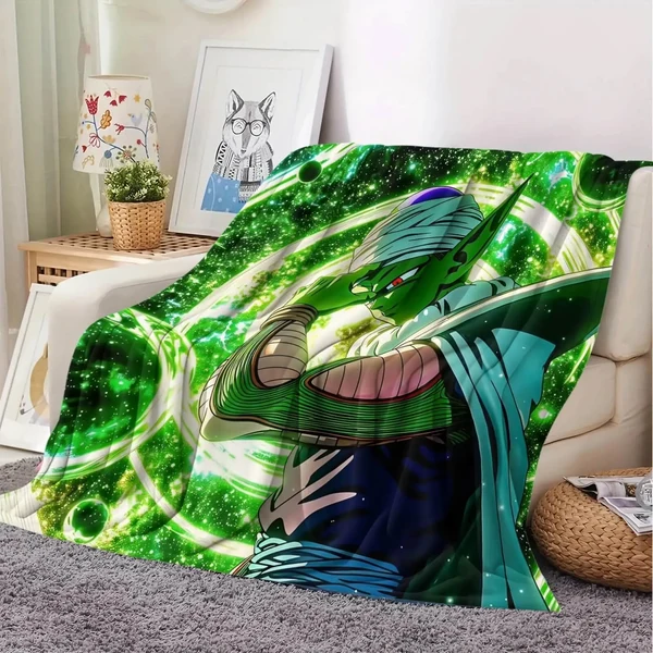 Top-Quality Anime Dragon Ball Z Piccolo Throw Blanket Secure