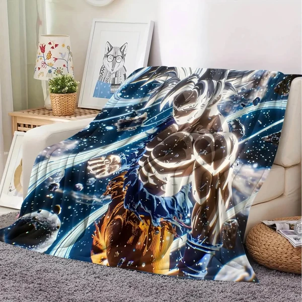Carefully Designed 3D Dragon Ball Z Goku Throw Blanket Healthy