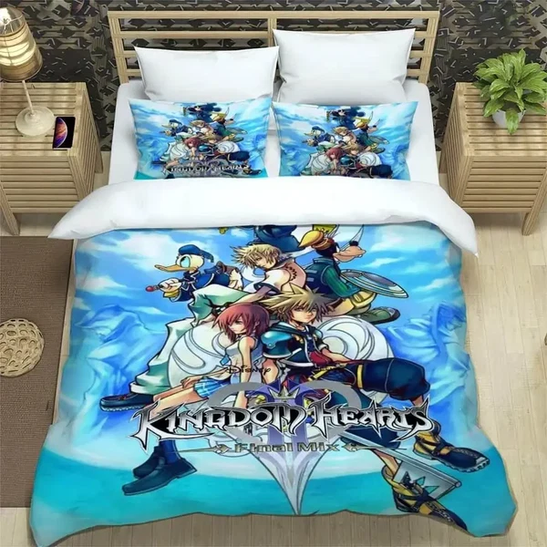 High-Grade Kingdom Hearts 3D Quilt Cover Specialty