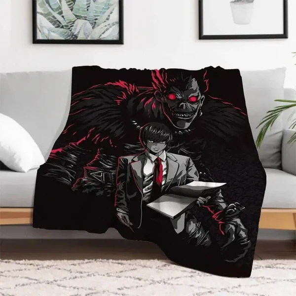 Elite Anime Death Note Light Yagami Throw Blanket Quality