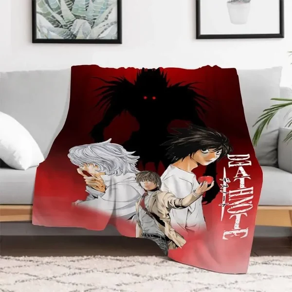 Recyclable Death Note 3D Blanket Throw Premium