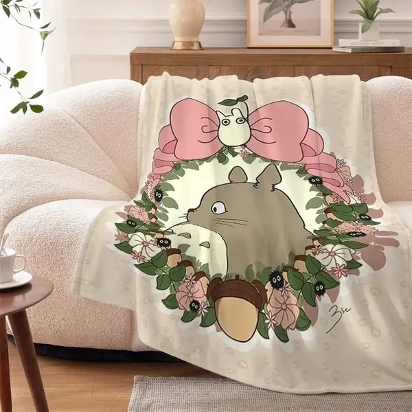 Luxury My Neighbor Totoro Throw Blanket Genuine