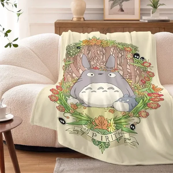 Breathable My Neighbor Totoro Throw Blanket Exclusive