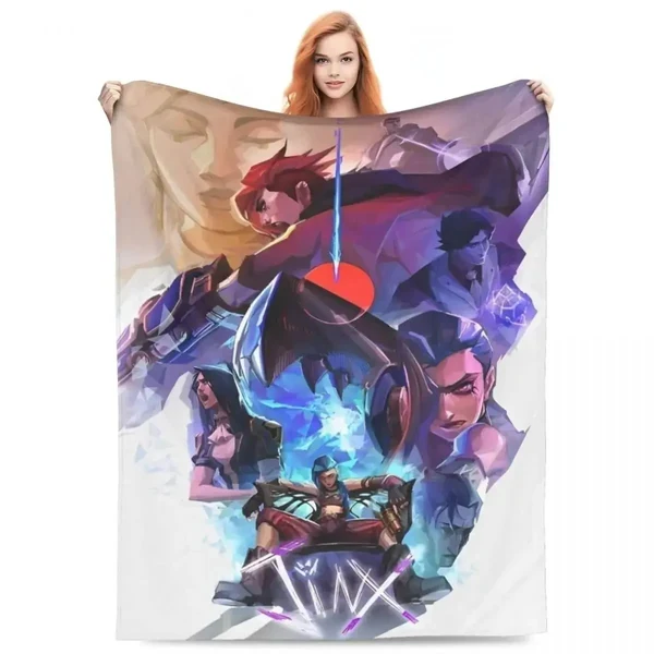 Casual Arcane League Of Legends Throw Blanket Smart