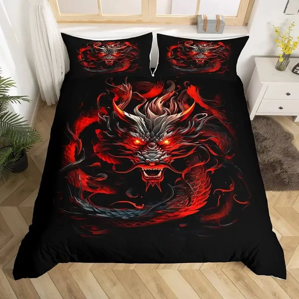 Long-Lasting Flying Dragon Doona Cover High-Performance