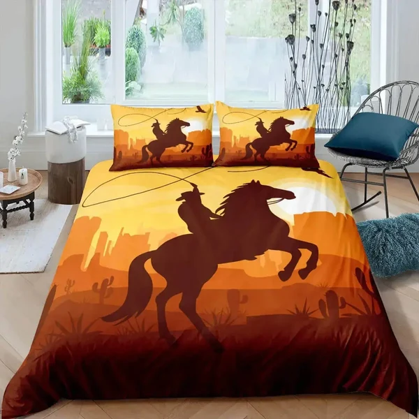 Expertly Made Western Cowboy Bedding Set Sophisticated