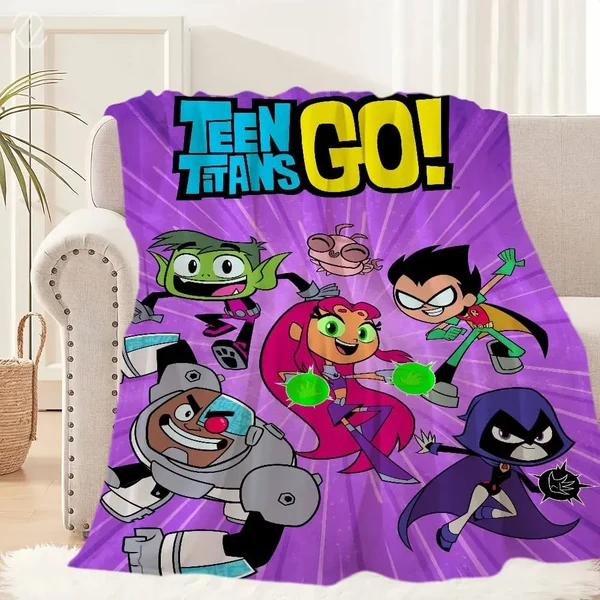 Organic Teen Titans Go Throw Blanket Consistent
