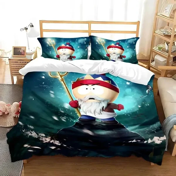 Practical 3D South Park Bedding Set Fashionable