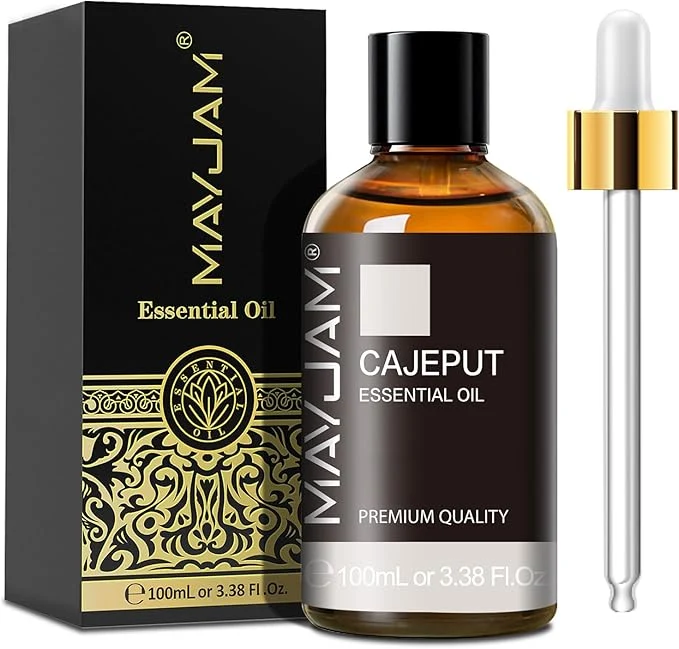 Relaxed MAYJAM Cajeput Essential Oil 3.38FL.OZ Pure Essential Oils Powerful
