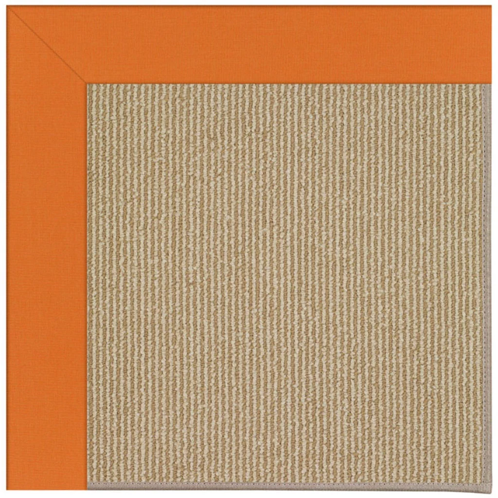 Authentic Creative Concepts Rug – Sisal Canvas Tangerine Advanced
