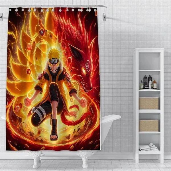 Effective Anime Naruto Uzumaki Shower Curtain Verified
