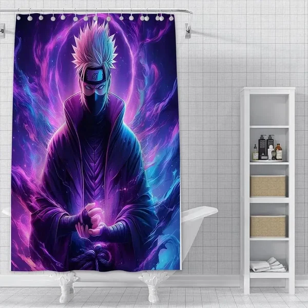 Genuine Naruto Anime Hatake Shower Curtain Next-Generation