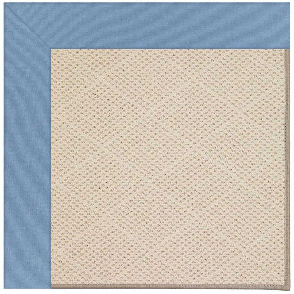 Quality Creative Concepts Rug – White Wicker Canvas Air Blue Sustainable