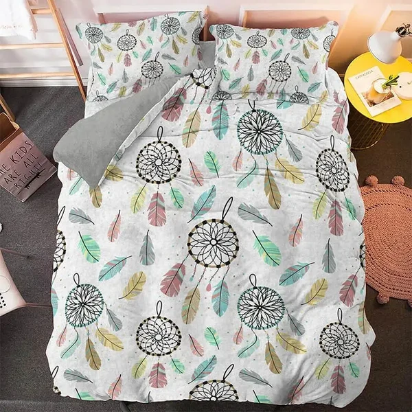 Powerful Feather Dream Catcher Quilt Cover Artisan