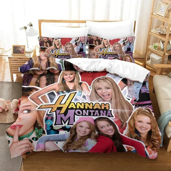 Easy-to-Use 3D Hannah Montana Quilt Cover Clean
