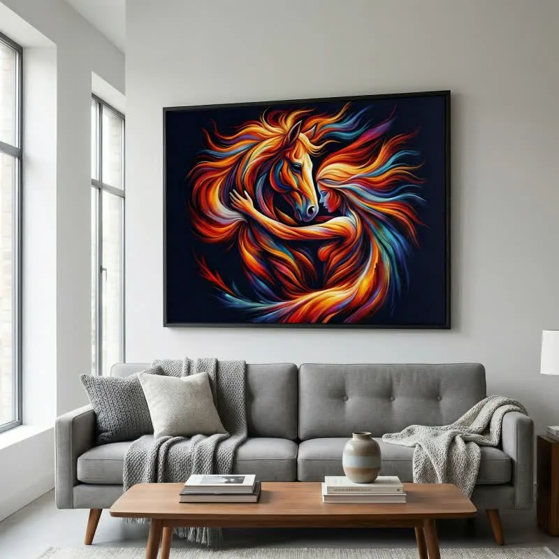 First-Class Ownkoti Horse amp Goddess Decorative Wall Art Quality
