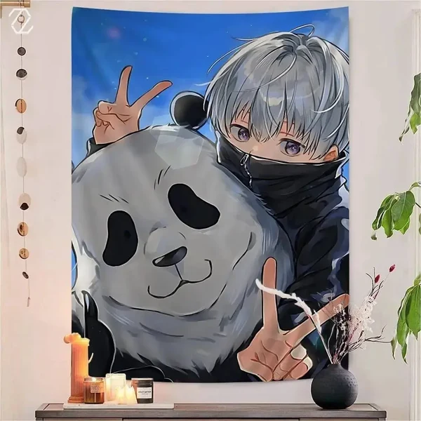 Selected Inumaki Toge amp Panda Wall Tapestry High-Quality