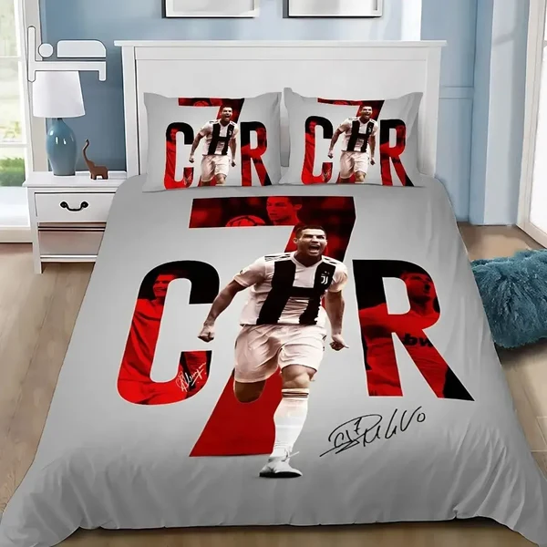 Traditional Cristiano Ronaldo CR7 Duvet Cover Casual
