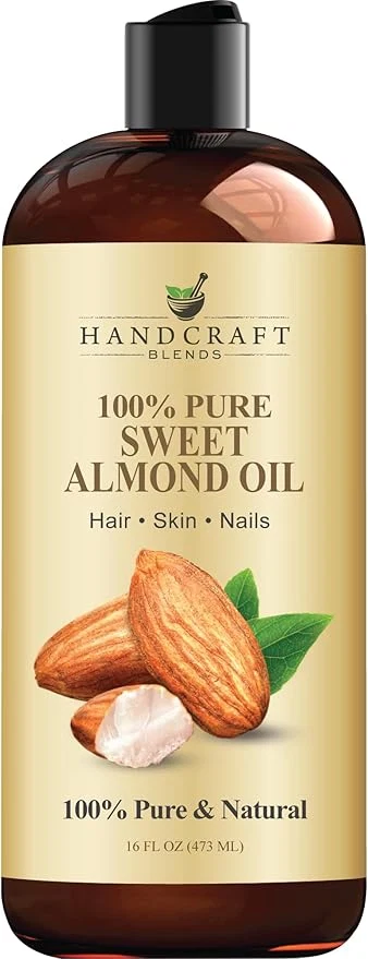 Sustainable Handcraft Blends Sweet Almond Oil Pure and Natural Bath Body Oil Top-Quality
