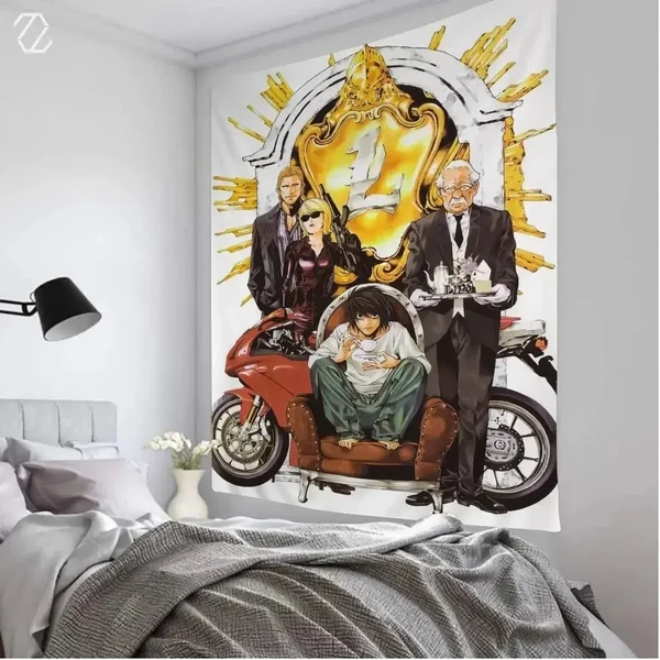 Excellent Death Note L Wall Tapestry Trusted