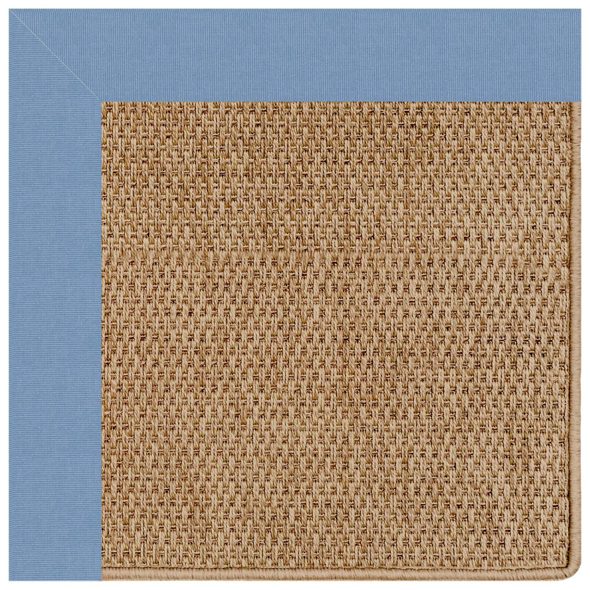 Quality Islamorada Rug – Basketweave Canvas Air Blue Organic