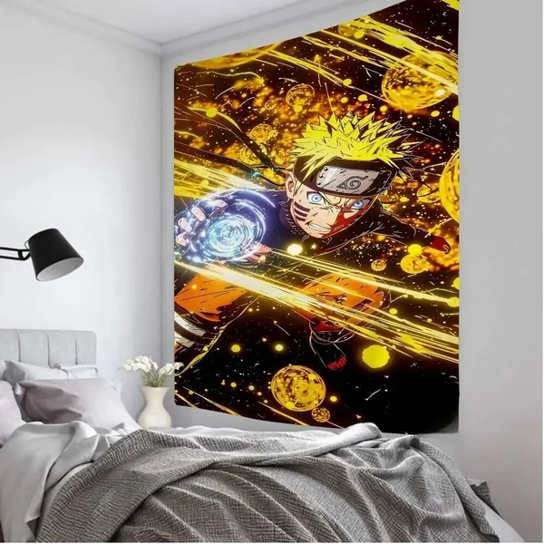Easy-to-Use Naruto Uzumaki Ninja Tapestry Safe