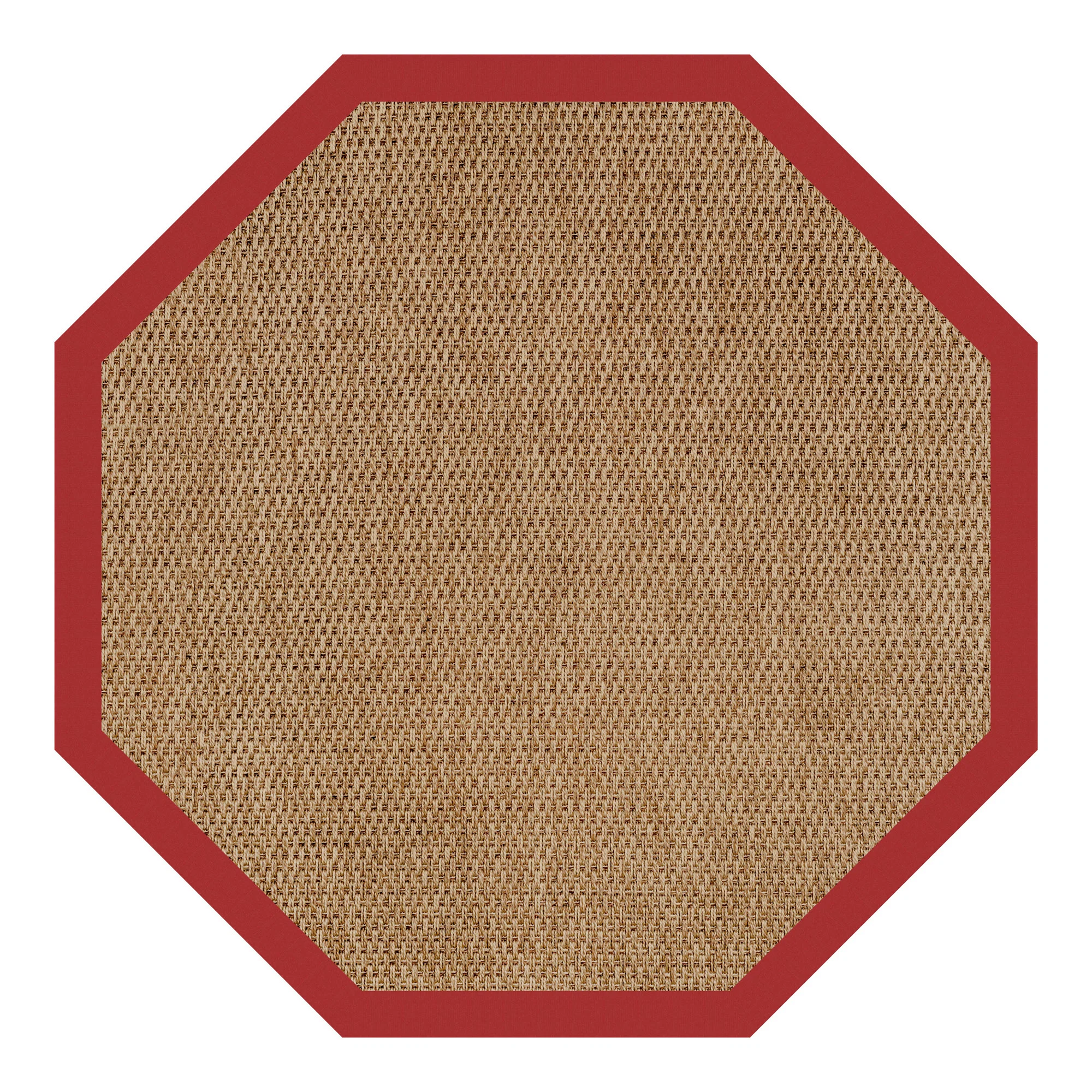 Exceptional Islamorada Rug – Basketweave Canvas Jockey Red Crafted
