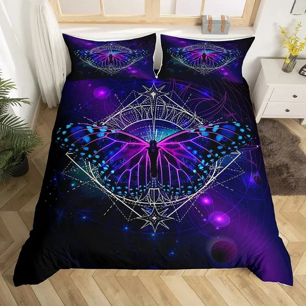 Smooth Colorful Butterfly Duvet Cover Responsible
