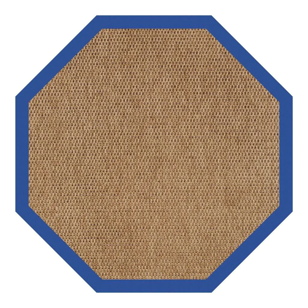 Breathable Islamorada Rug – Basketweave Canvas Pacific Blue Superior