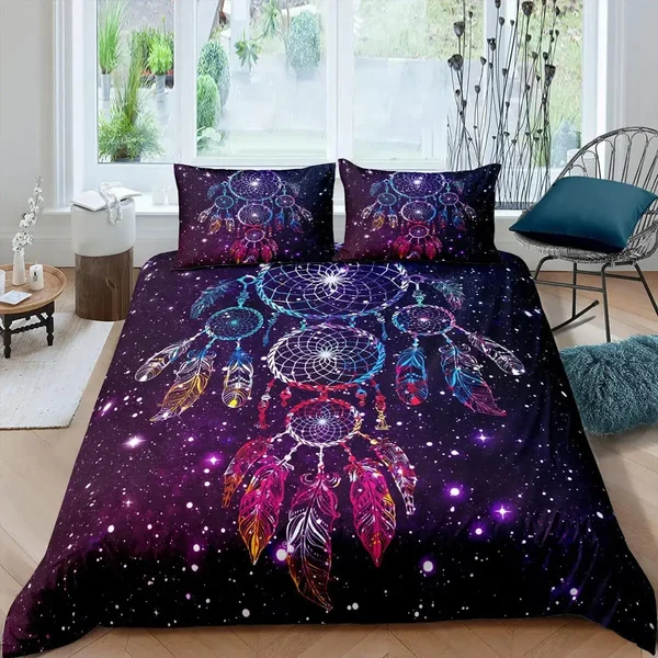 Superior Galaxy Dreamcatcher Quilt Cover High-Performance