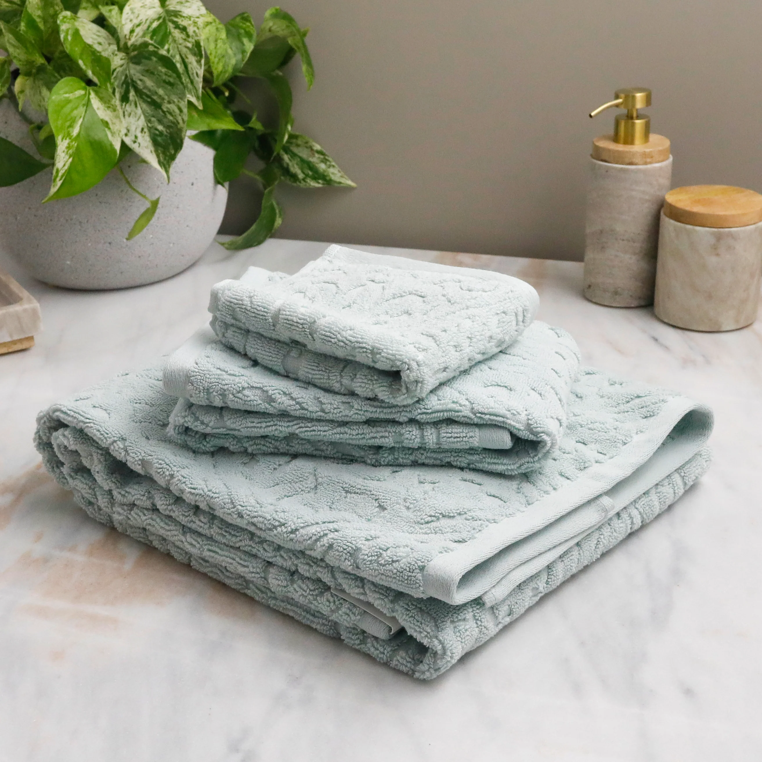 Secure Firenze Bath Towel Sky Light Stylish