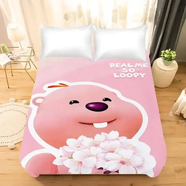 Crafted 3D Loopy Cartoon Quilt Cover Exclusive